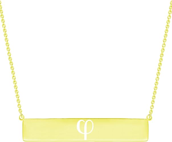 Amazon スターリングシルバー黄金比率数学記号ミニマリスト水平バーyネックレスペンダント ネックレス 通販