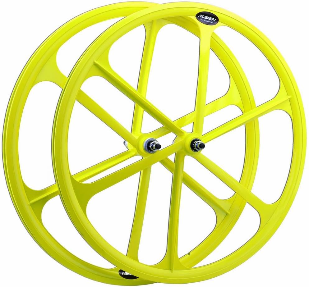 Rear wheel solid road city fixed sprocket 700c fluorescent colours