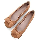 Hee grand Bow-Knot Square Toe Ballet Flats for