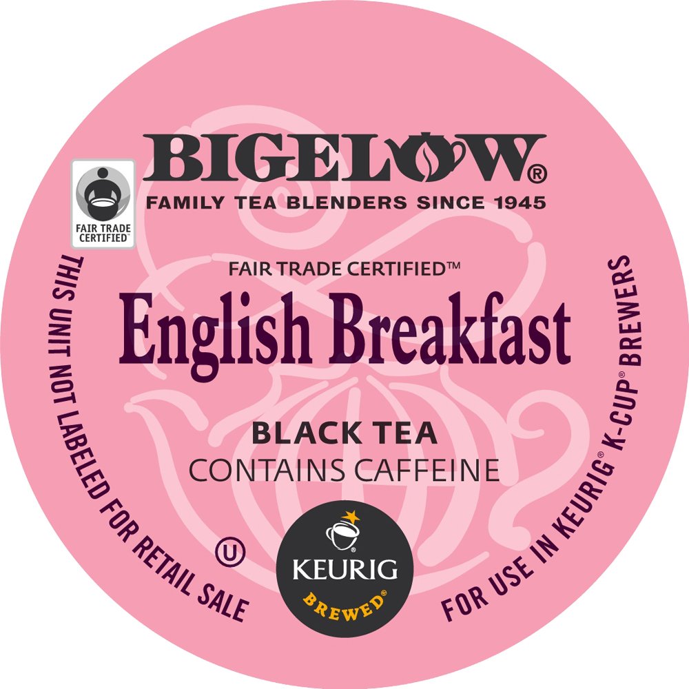 Keurig Bigelow K-Cup Portion Packs, English Breakfast Tea,0.11oz ( 50 Count)