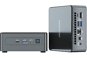 GEEKOM Mini PC Mini IT11, Intel Core i7-11390H Mini Computers (8 Threads,Up to 5.0 GHz), 32GB DDR4 1TB M.2 SSD Windows 11 Pro NUC11 Desktop Computer, Support 8K UHD/WiFi 6/Bluetooth 5.2/USB4.0