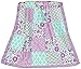Zoe Purple, Lavender, Blue, Aqua Floral Patchwork Coverlet