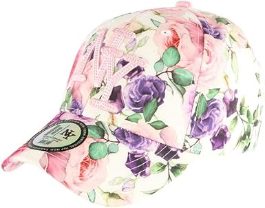 casquette ny rose