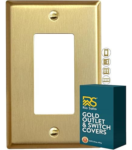 OKAWYC Single Blank Light Switch Cover NovaBloo Etal Wall Plate, 4-Pack Brushed Satin Pewter