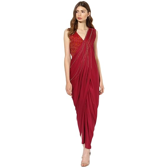 one piece saree dress