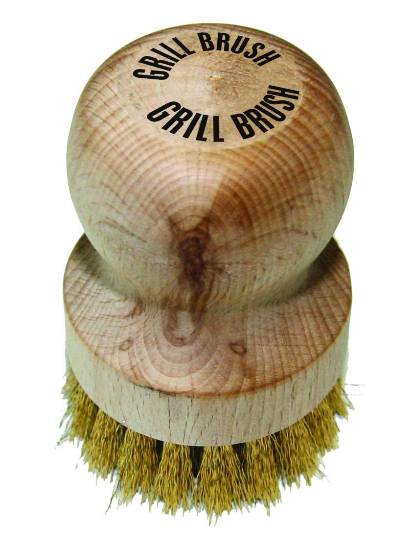 Eddingtons 410009 Grill Brush with Brass Bristles, Gold