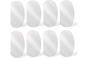 8pcs Pottery Tools Serrated Scraper, Stainless Steel Clay Ribs Oval Modeling Cutter Scraper Clay Scoring Tools for Ceramics T