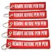 Rotary13B1 Remove Before PEW PEW - 5 Pack Key Chains primary