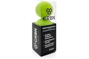 CRBN Quiet Pickleballs – Foam Practice Balls for Silent Play | Realistic Bounce & Feel | Noise-Reducing for HOA, Parks, Indoo