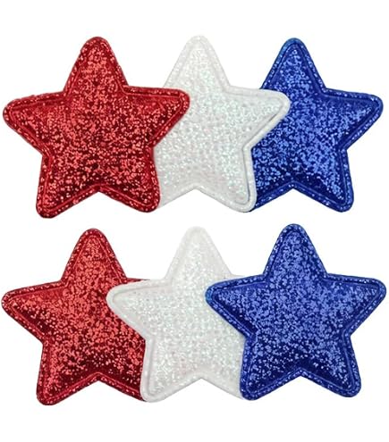 Amazon.com : 5 Pieces USA Independence Day Hair Barrettes  display picture 3