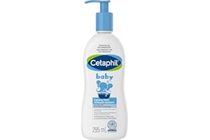 Cetaphil Baby Calming Wash With Filaggrin, Shea Butter, For Dry Itchy Skin, Paediatrician Recommended, 295ml