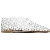 MAIJED Jelly Mesh Ballet Flats for Women Clear Hollow Jellies Flat Sandals Round Toe Slip On Beach Balleria Flat Shoes