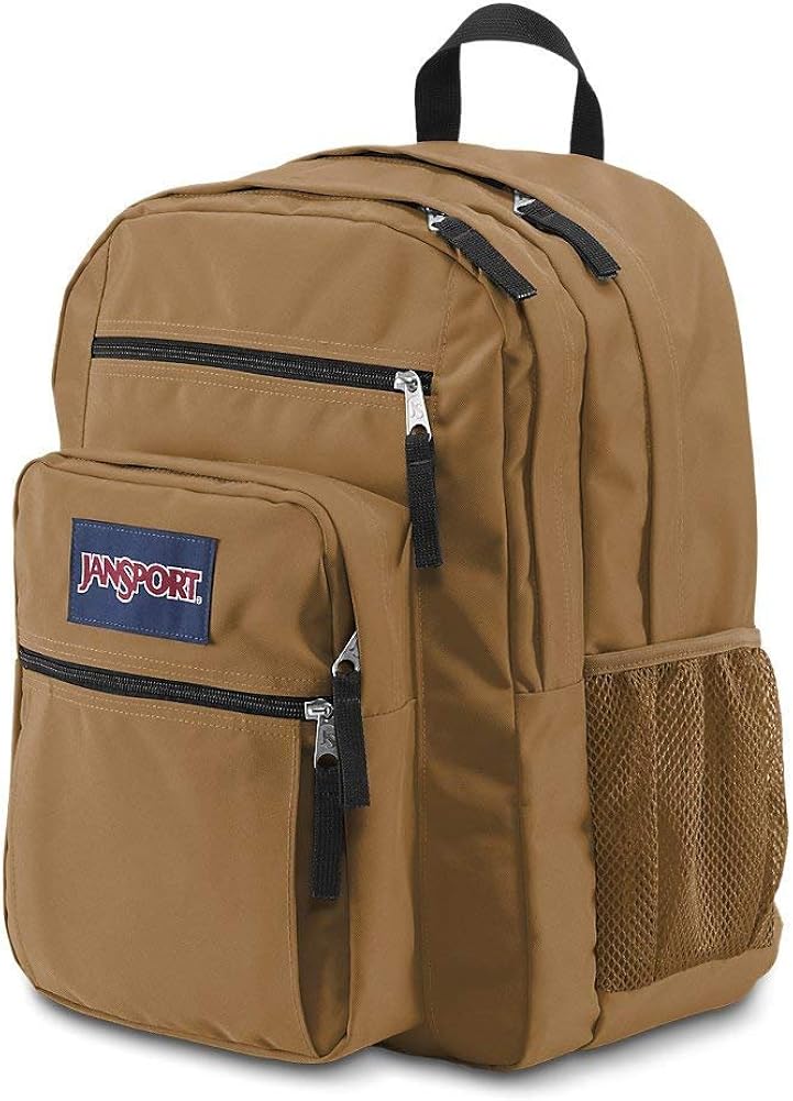 jansport big student backpack tan