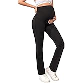 Peauty Maternity Yoga Leggings for Women High Waist Pregnancy Active Pants Lounge & Workout