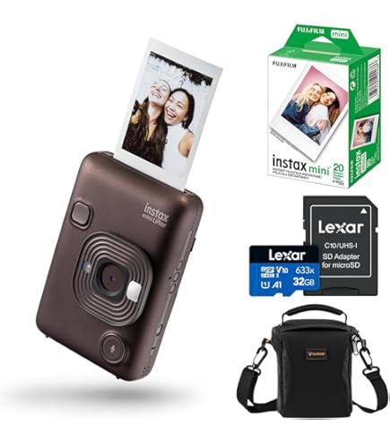 Amazon.com : Fujifilm INSTAX MINI LIPLAY C Bronze VN EX D US