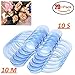 20-Pack Cheek Retractors for the Mouth Guard Game - Dental-grade C-Shape Mouthpieces for Adults and Kids,10 Medium ,10 Small)