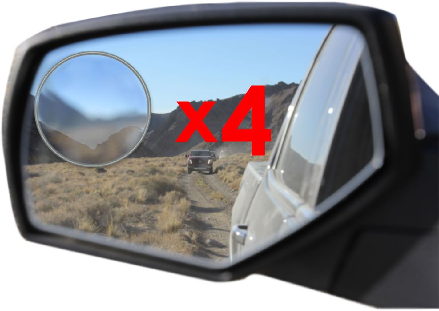 4 Pack 3 Inch Blind Spot Mirrors for Trucks Bundle 4 Pieces Larger