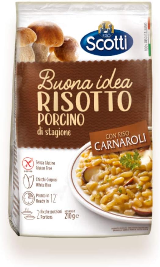 Riso Scotti Risotto with Porcini Mushrooms, 210g Amazon.ca Grocery
