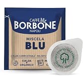 Caff&egrave; Borbone Espresso Pods, Miscela Blu, Blue Blend, Dark Roast ESE Pods - 50 Count