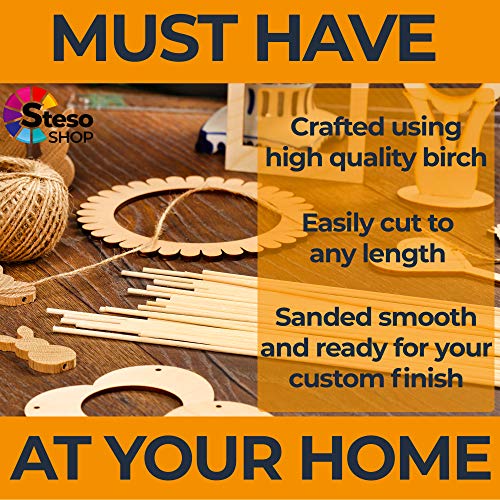 6 Wooden+Dowel+Rods+inches+Dowels