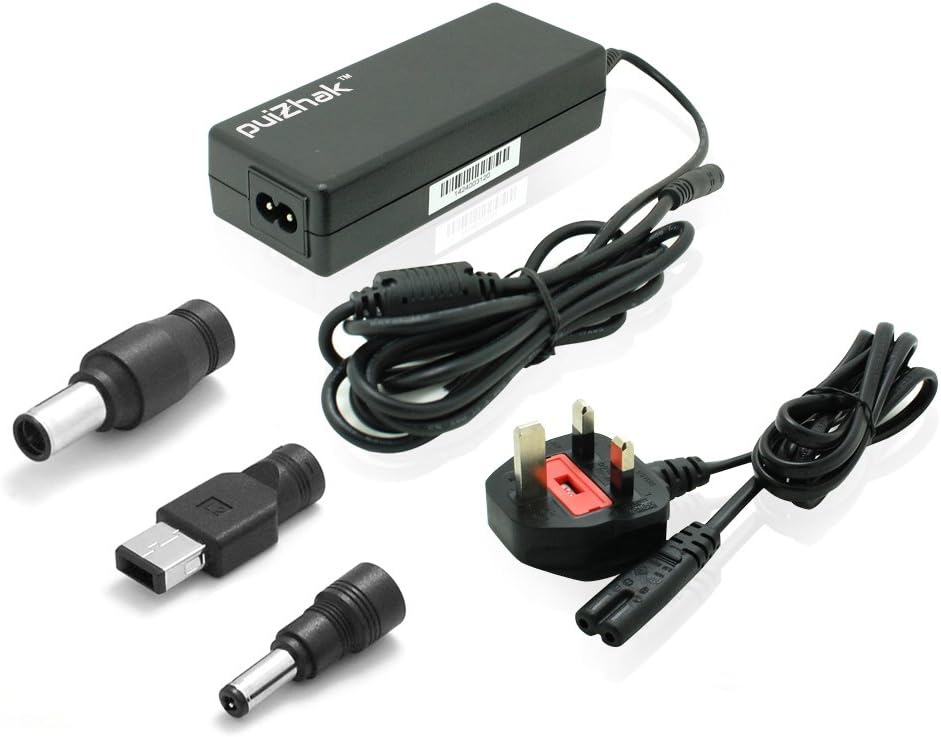 PuiZhak Universal 90W Replacement Laptop Charger Adapter With Multiple Connector Tips For Lenovo Essential; Lenovo LaVie Z HZ550 HZ750, Lenovo Essential B5400 M5400 G400 G400s G405 & Most Lenovo IBM