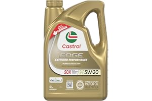 Castrol Edge Extended Performance 5W-20 Advanced Full Synthetic Motor Oil, 5 Litres | Made in Canada