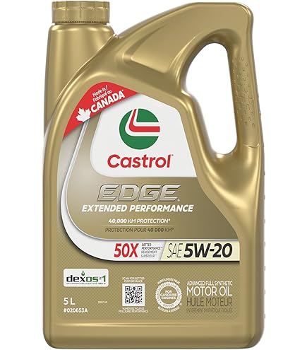 Castrol EDGE 0W-20　8L Huile moteur Castrol Edge Performance étendue 0W-20 synthétique