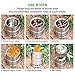 Eleloveph Wood Burning Portable Camping Stove,Outdoor Backpacking Hiking Stove, Lightweight Stainless Steel Alcohol Camp Stove