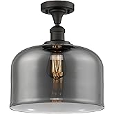 Innovations 517-1CH-OB-G73-L X-Large Bell 1 Light Semi-Flush Mount Part of The Franklin Restoration Collection, Oil Rubbed Br