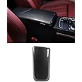 SHSBSCAR G20 Carbon Fiber Style Center Console Armrest Storage Box Cover, Compatible with BMW G20/G21/G22/G23 3 Series 328i, 330i, 335i, 340i and 4 Series 425, 430, 440 (2020-2025)