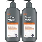 Dove Hand & Body Lotion, Men+Care Value Pack – Everyday Skin Comfort Formula with Shea Butter & Jojoba Oil, Refreshing Lotion for Dry Skin, 13.5 Fl Oz (Pack of 2)
