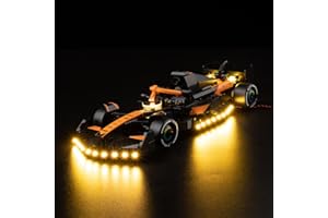 Kyglaring LED Light Kit Compatible with Lego 77251 Set, Lighting Accessories for McLaren F1 Team MCL38 Race Car, Lights Only (Model Not Included), Classic Version.