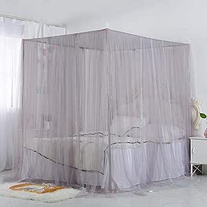 WUANNI Mosquitera Cama Mosquitera para Individual Y Doble,Gasa de Malla