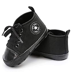KKIIDDSS Unisex Baby Girls Boys Canvas High-top