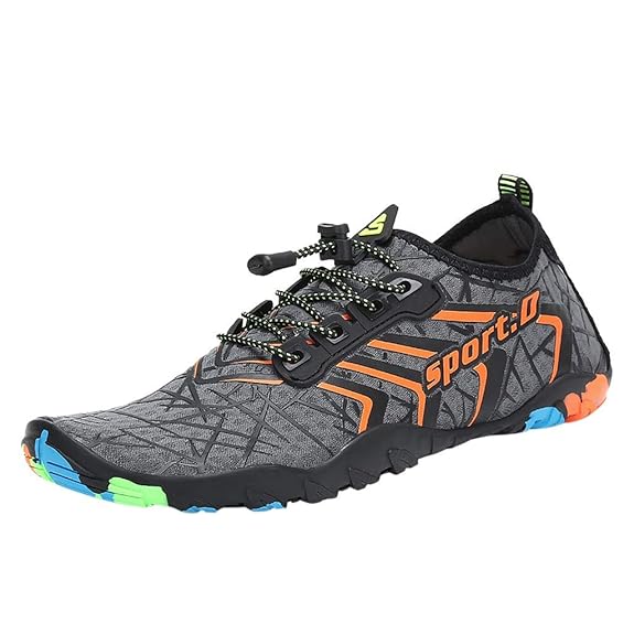 JUSTSELL ? Erwachsene Badeschuhe Wasserschuhe Schwimmschuhe Schnell Trocknend Aquaschuhe Fitness Schuhe Rutschfeste Barfußsch