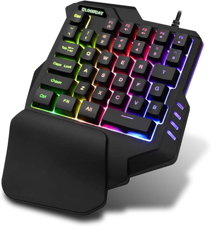 Hemistin Gaming Keyboard Portable Mini Gaming Keyboard 35key PC Gaming
