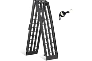 gardhom Motorcycle Ramps for Pickup Trucks 1500lbs Heavy Duty Ramps 7.5FT Folding Loading Ramp for ATV UTV Pickup Motorcycle Dirt Bike Lawn Mower Snow Blower 1 Piece