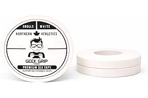 Geek Grip Finger and Toe Tape for BJJ - Easy to Tear, Sweatproof, Strong Athletic Tape for Sports Such as Jiu Jitsu, Judo, Vo