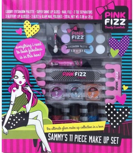 Pink Fizz 11-Piece Makeup Set by Best Accessory Group