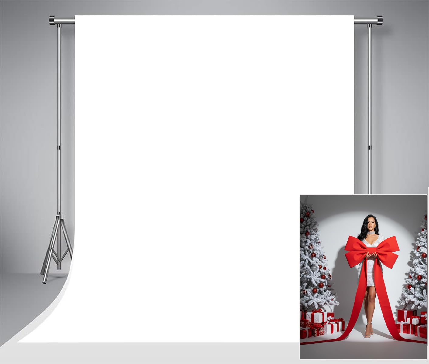 Kate Backdrop 1.5x2.2m White Photo Booth Backdrops Pure White Background for Studio Microfiber Portrait Photography Shooting
