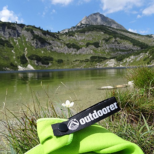 outdoorer PackDry reishanddoek, sneldrogend, ultralicht, klein verpakkingsformaat, de microvezel handdoek (M) - Image 7