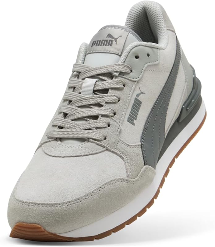 Erwachsene ST Runner v4 Suede Sneakers 46, Cool Light Gray Slate Sky Echo White Gum — Foto 4 von 7