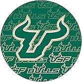 South Florida Bulls 4 Inch Round Word Magnet Officially Licensed Collegiate Product