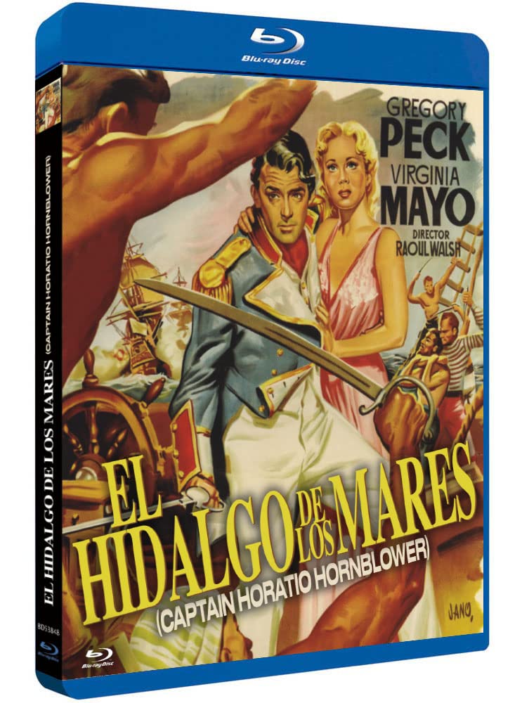 Des Königs Admiral/Captain Horatio Hornblower/Capitaine sans peur/Le avventure del Capitano Hornblower (Il temerario) / El Hidalgo de Los Mares 1951 EU Import mit Deutschem Tonspur