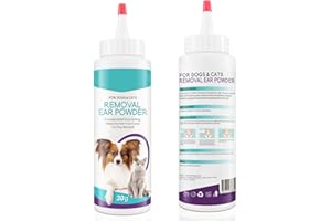 ALIVO Dog Ear Cleaner, Ear Cleaning Powder for Dogs & Cats Ear Infection, Pet Ear Powder Supports Dog Ear Infection Relief, Soothes Itchy Ears & Relieve Scratching, Dog Ear Care Cleaning Powder - 30g