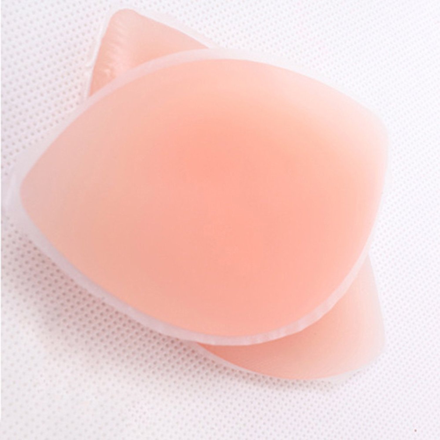 1 Pair Soft Feel Silicone Inserts Pads Breast Enhancers for Bras