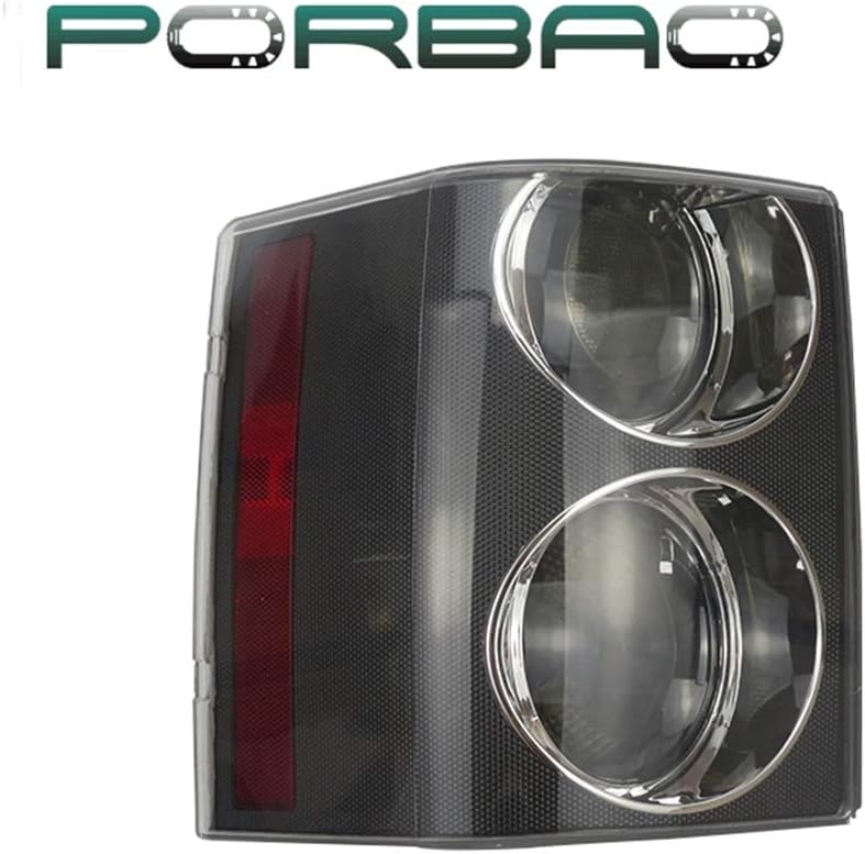 PORBAO Car Rear Taillight For Land Rover Range Rover Vogue 2005-2009 Black Taillight 4Doors Car accessories Replacement(Left Side)