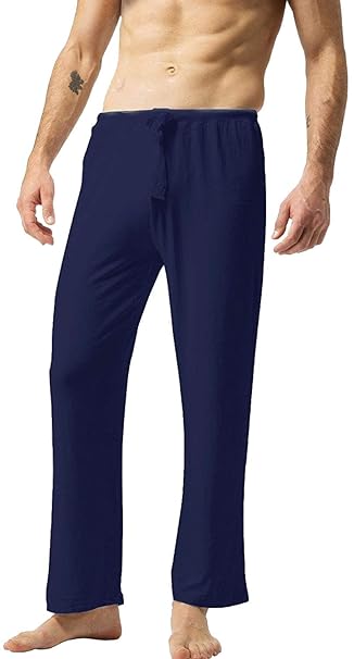 ZSHOW Pantalones Largos de Yoga para Hombres de Algodón