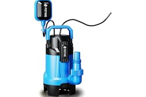 FOTING Submersible Water Pump, 1.5HP 6300GPH Sump Pump for Basement & Pool Draining, Submersible Pump with Float Switch, Seal