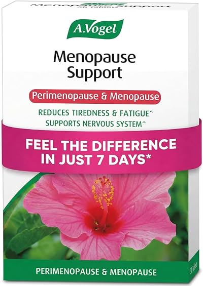 A.Vogel Menopause Support 30 Tablets Soy Isoflavones Magnesium Hibiscus